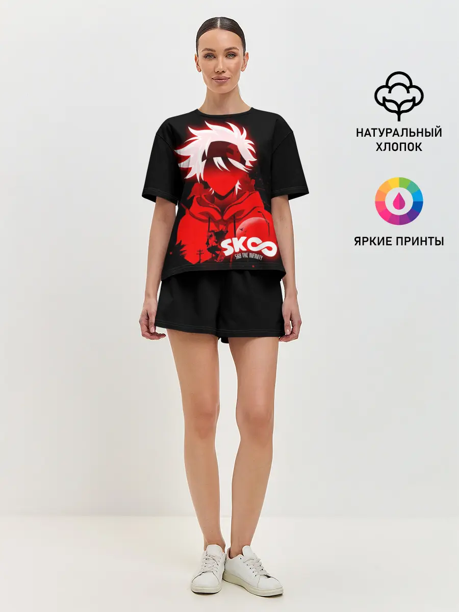 Женская пижама с шортами / SK8 the Infinity. Reki