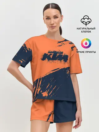 Женская пижама с шортами / KTM | ГРАНЖ