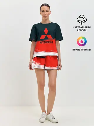 Женская пижама с шортами / MITSUBISHI | МИТСУБИШИ
