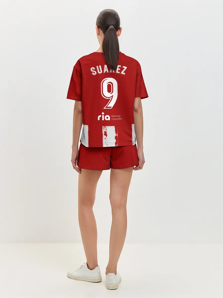 Женская пижама с шортами / Суарес Атлетико форма 2021/22