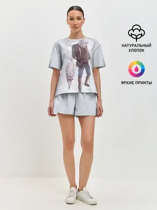 Женская пижама с шортами / Для тебя бессмертный аниме