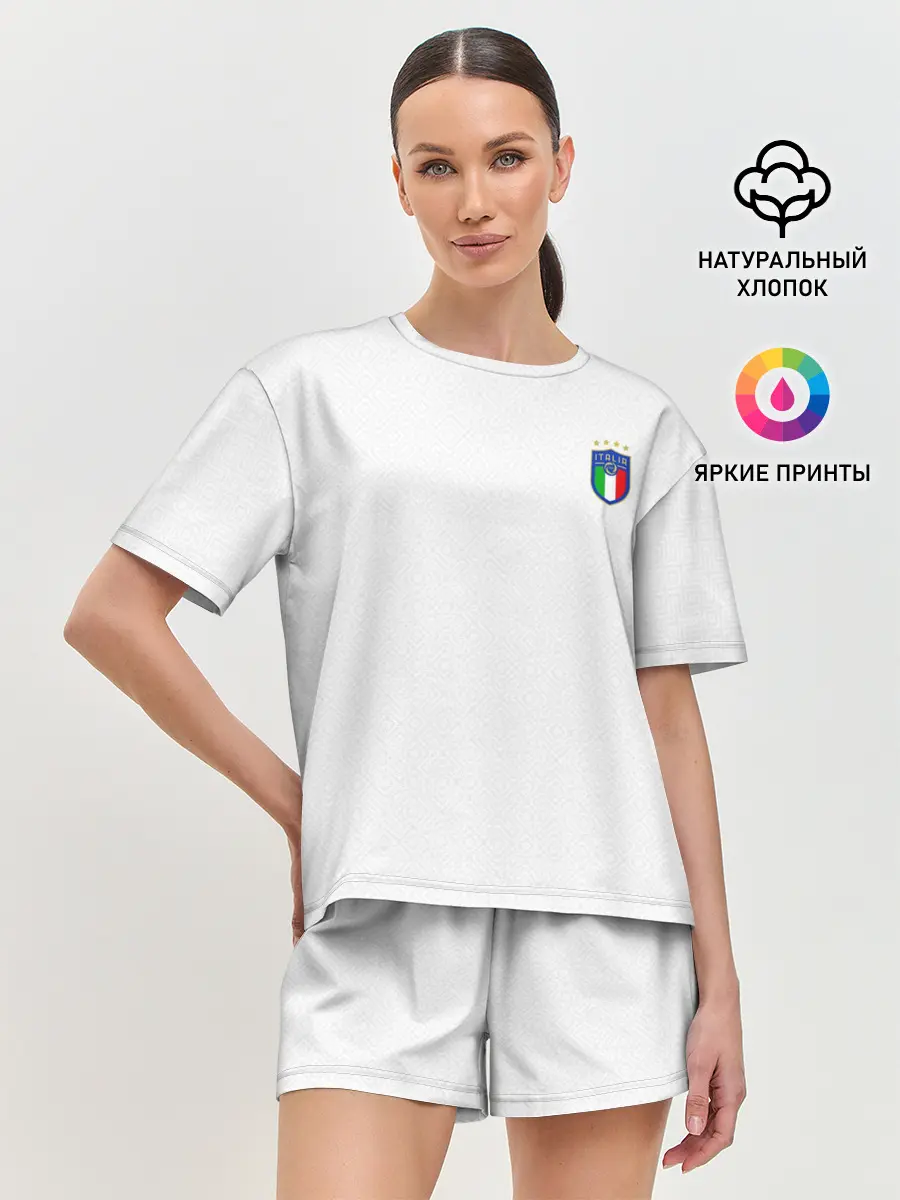 Женская пижама с шортами / сборная Италии