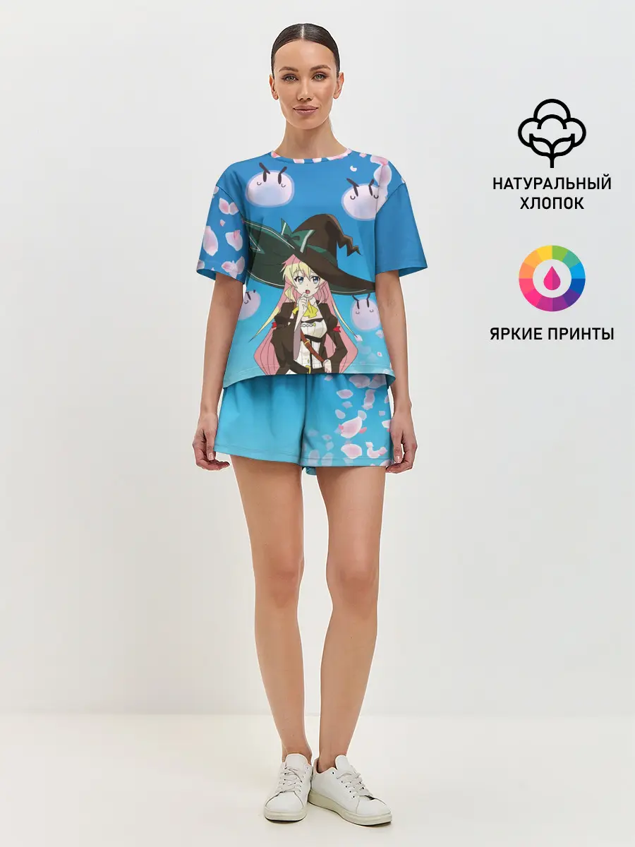 Женская пижама с шортами / Azusa Aizawa