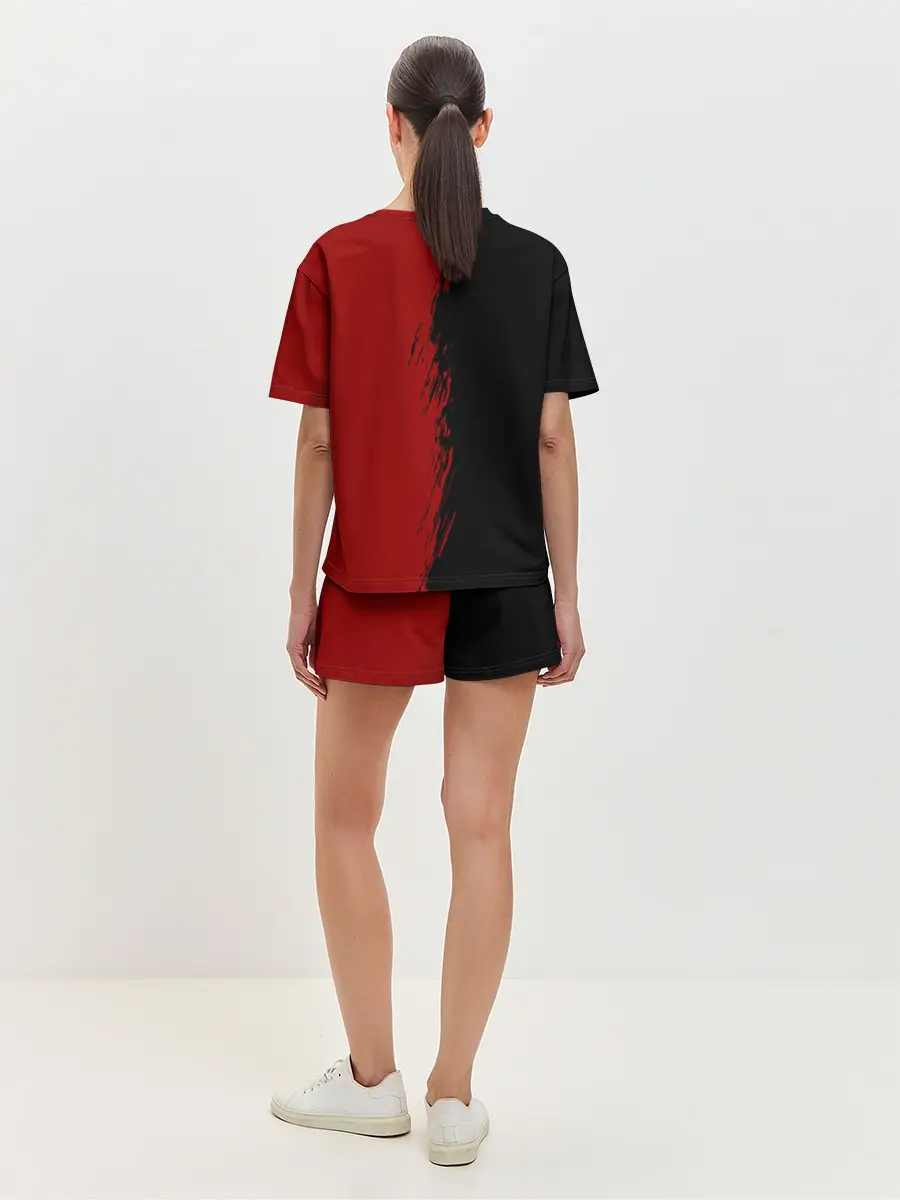 Женская пижама с шортами / Аста | Юно Чёрный клевер