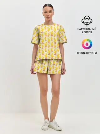 Женская пижама с шортами / Маленькие УтЯта