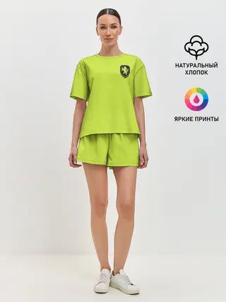 Женская пижама с шортами / Форма Чехия гостевая