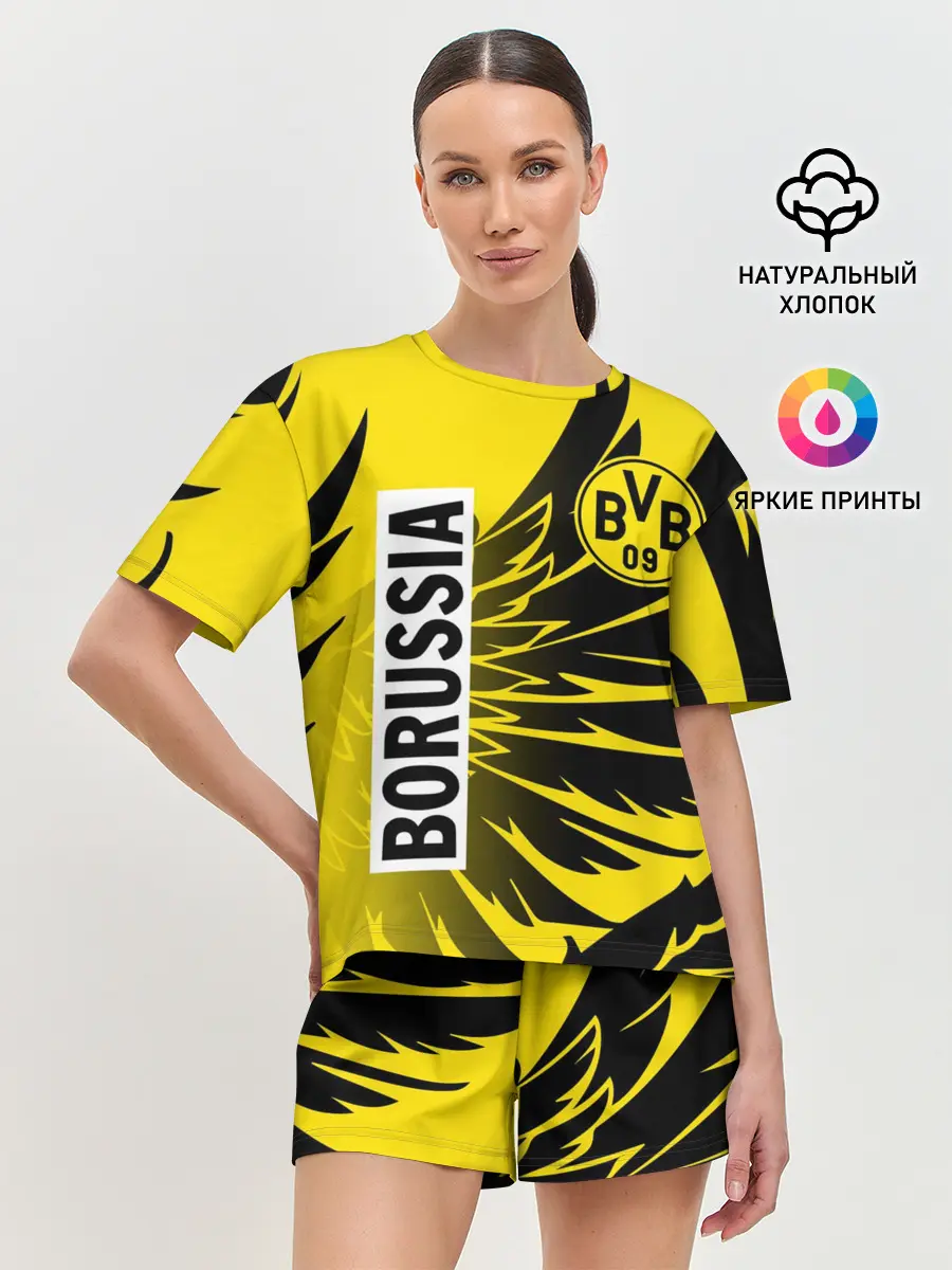 Женская пижама с шортами / ФК БОРУССИЯ / FC BORUSSIA