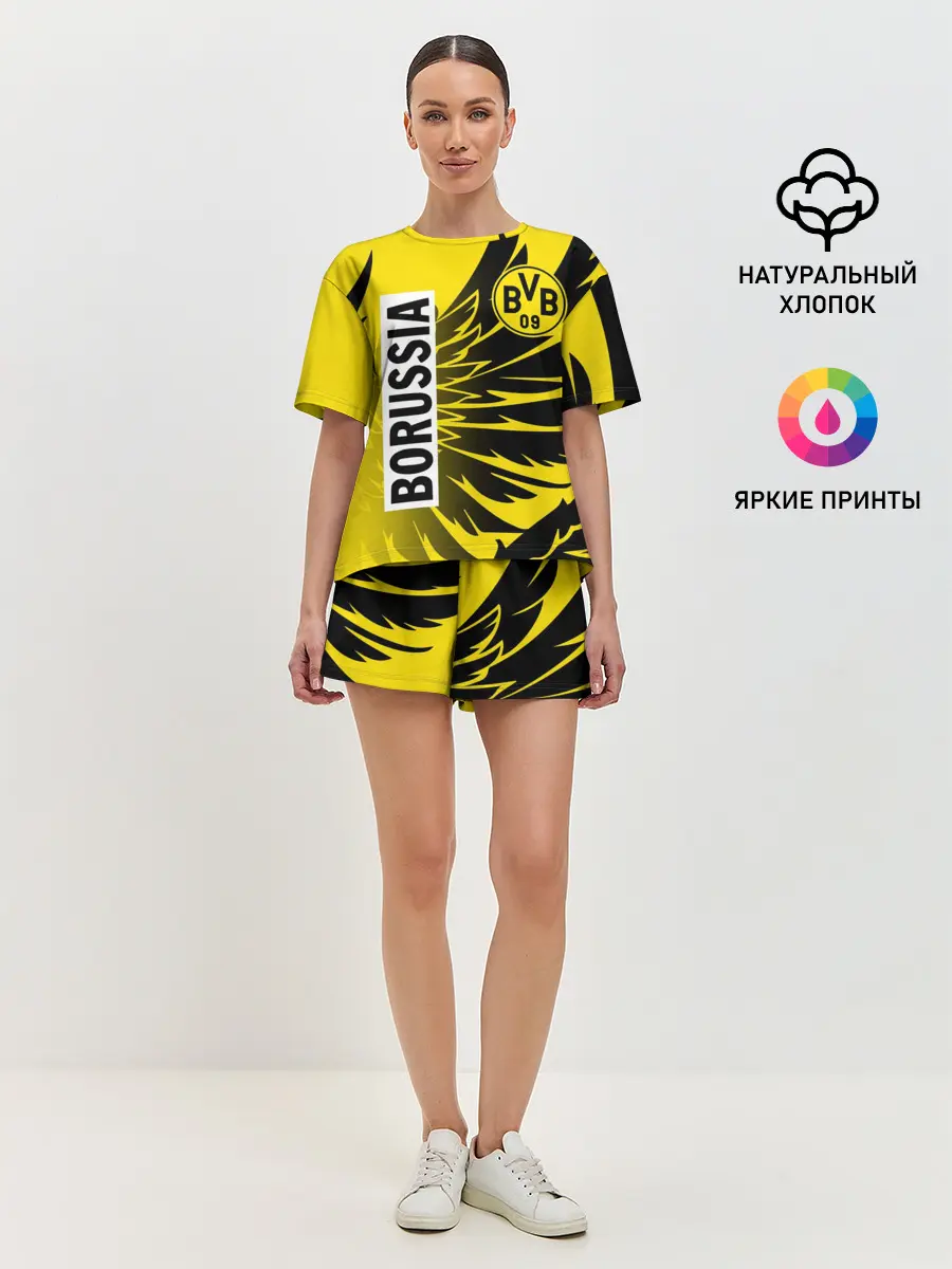 Женская пижама с шортами / ФК БОРУССИЯ / FC BORUSSIA