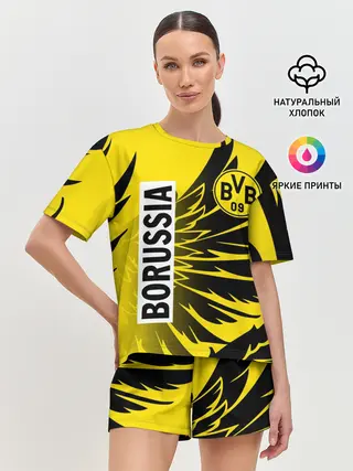 Женская пижама с шортами / ФК БОРУССИЯ / FC BORUSSIA