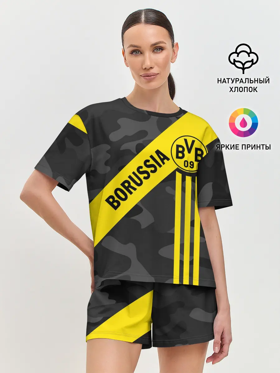 Женская пижама с шортами / ФК БОРУССИЯ / FC BORUSSIA