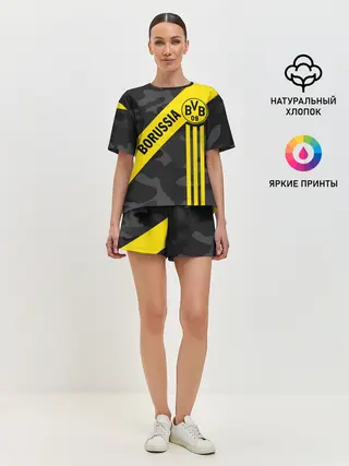 Женская пижама с шортами / ФК БОРУССИЯ / FC BORUSSIA