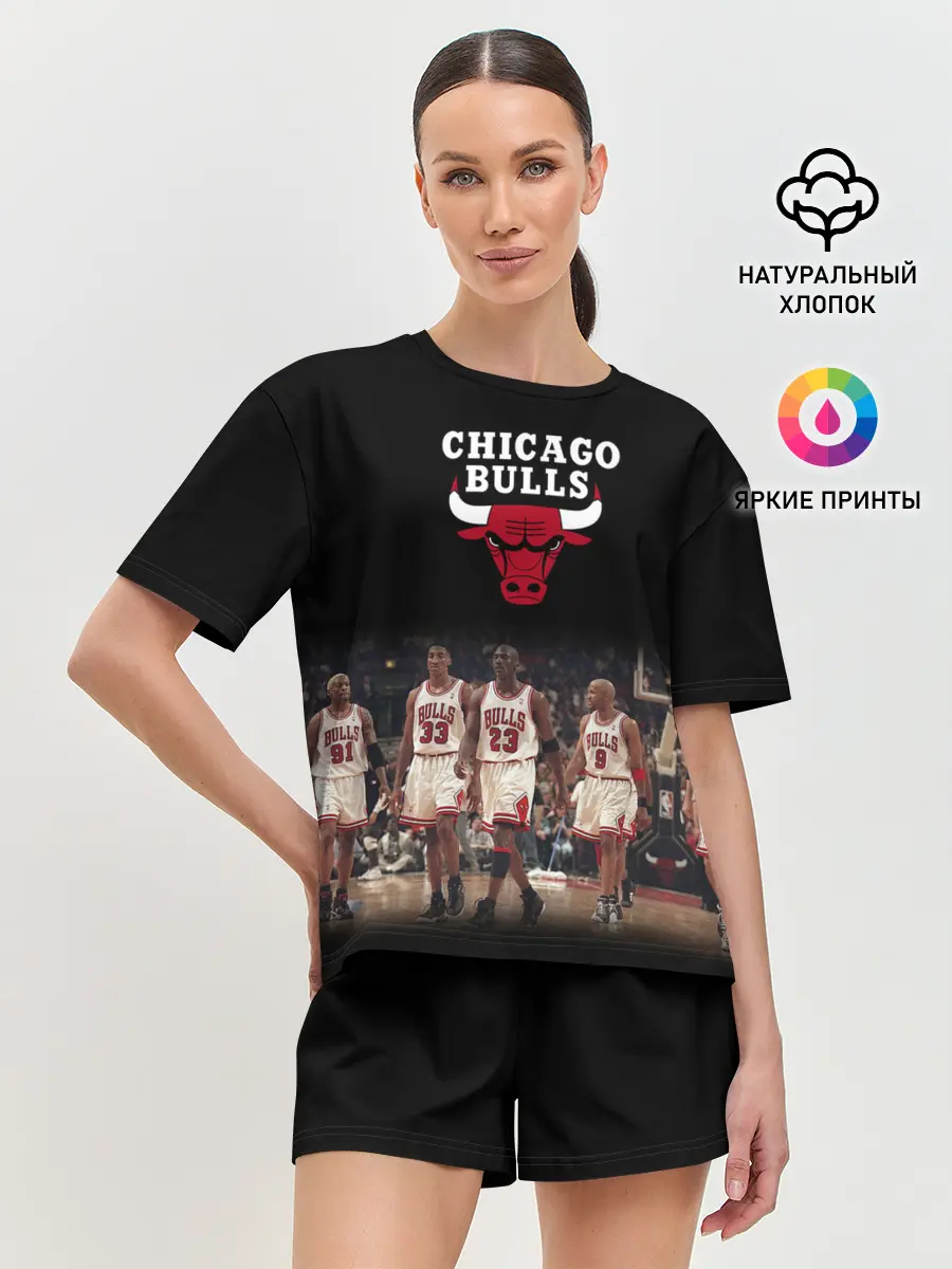 Женская пижама с шортами / CHICAGO BULLS [3]