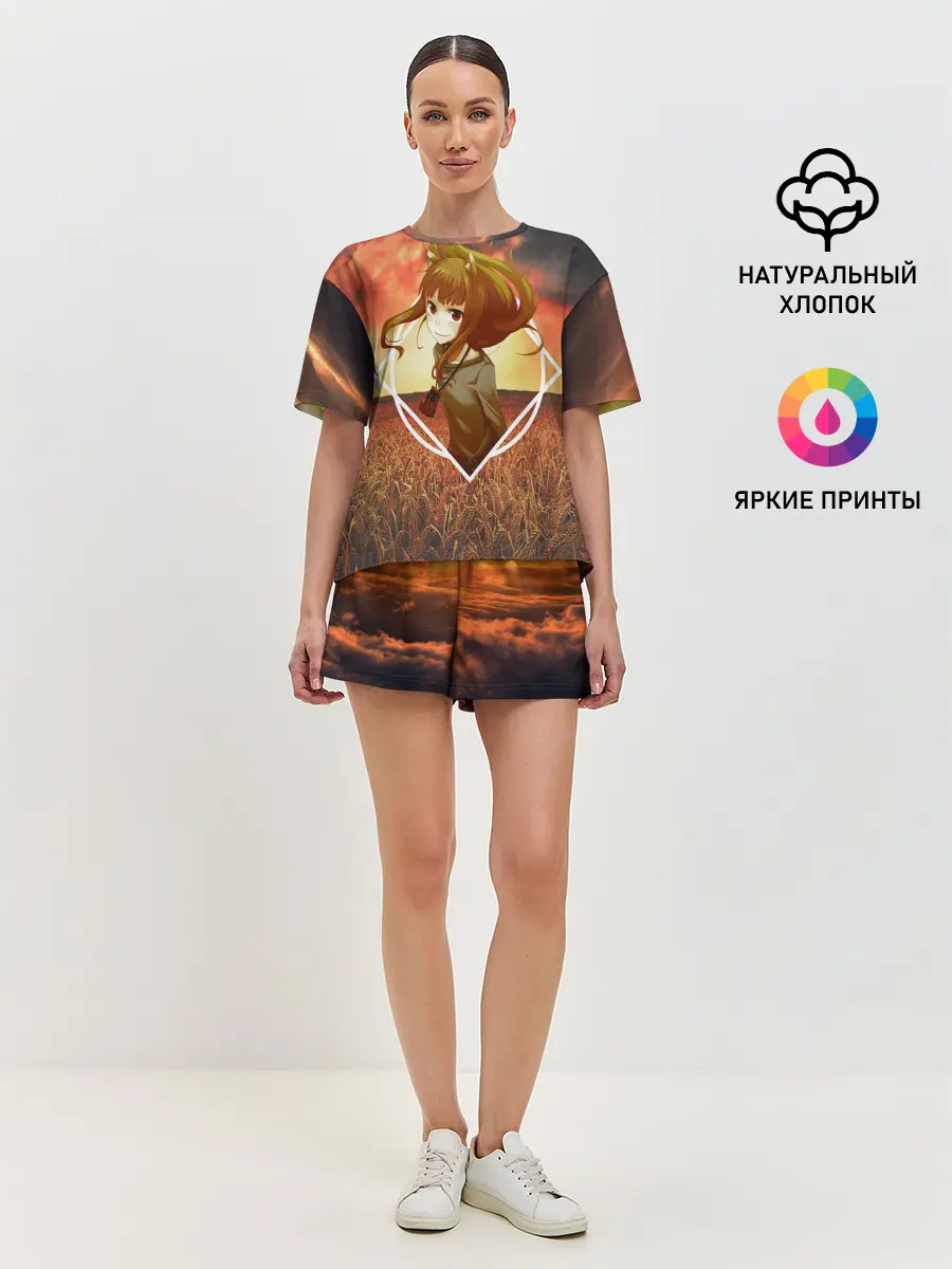 Женская пижама с шортами / Волчица Хоро