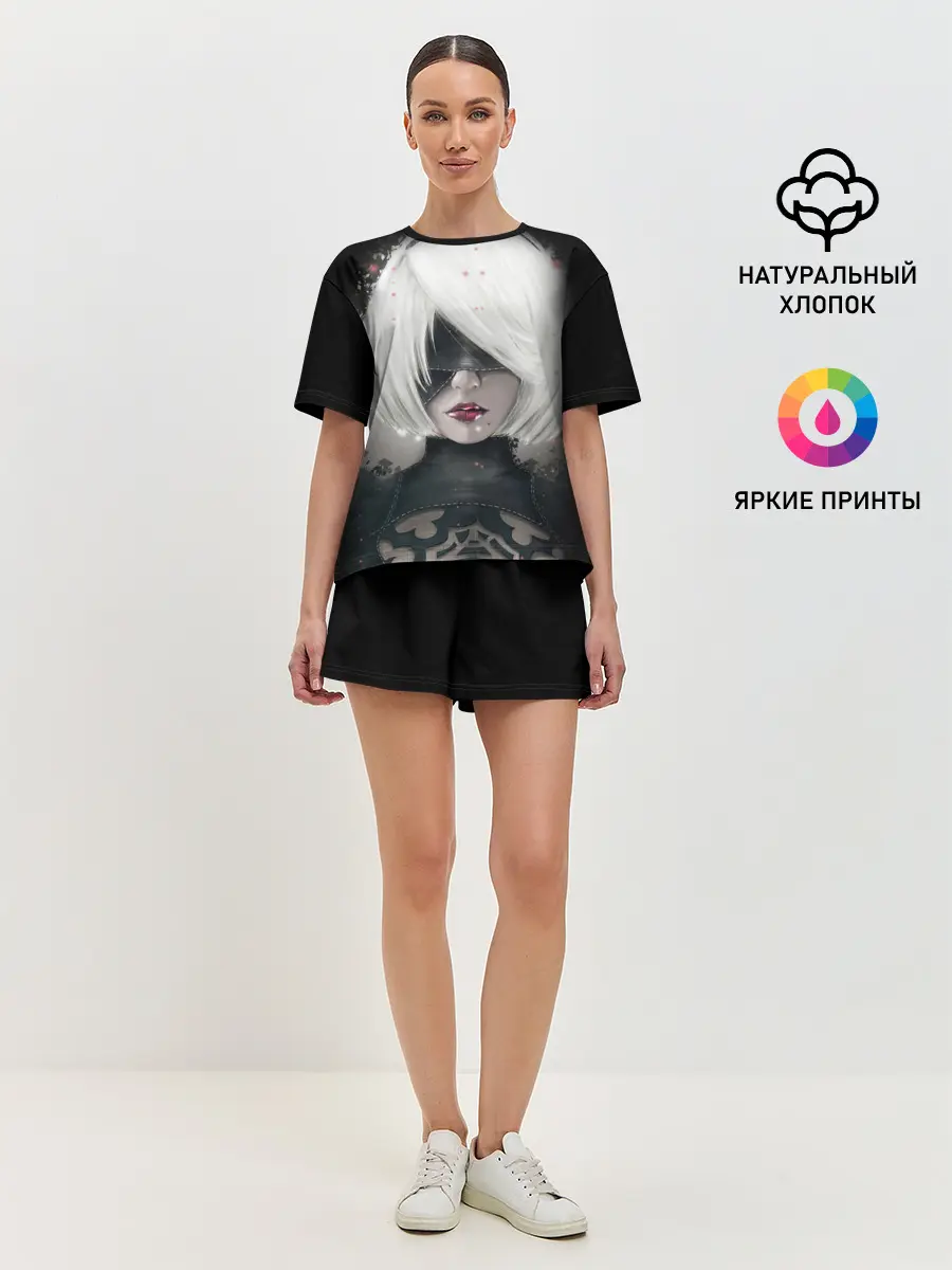 Женская пижама с шортами / YoRHa | Nier