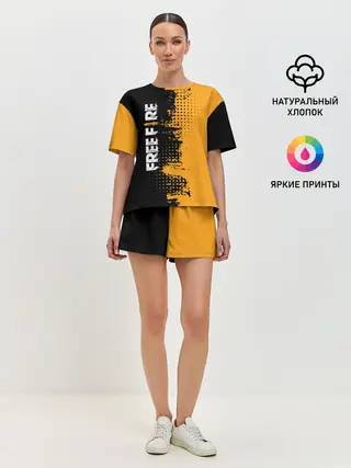 Женская пижама с шортами / Free Fire ? Фри Фаер.