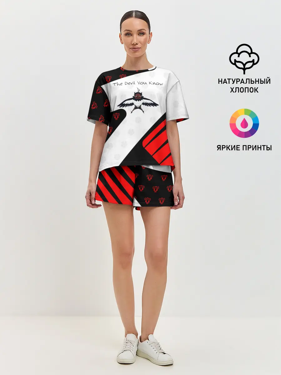 Женская пижама с шортами / The Devil You Know!