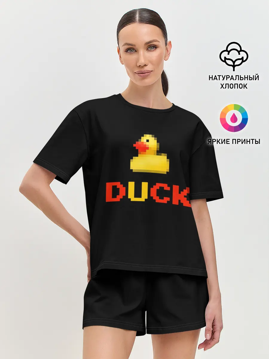 Женская пижама с шортами / DUCK