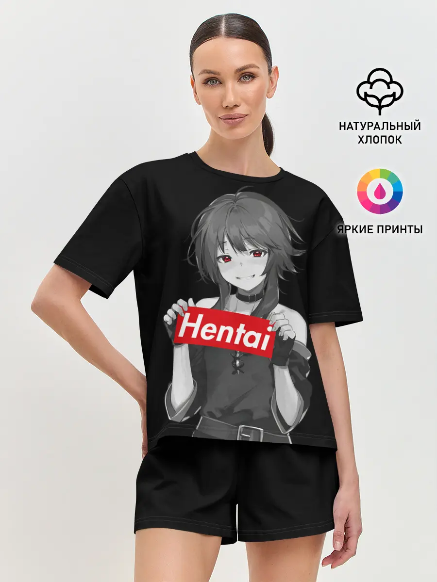 Женская пижама с шортами / Megumin Hentai