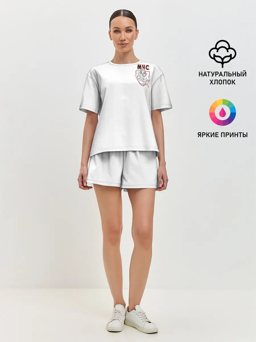 Женская пижама с шортами / МЧС