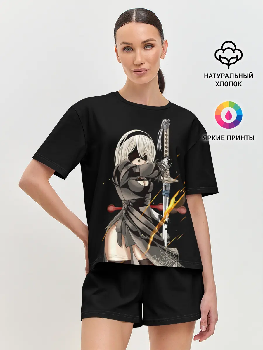 Женская пижама с шортами / Nier: Automata