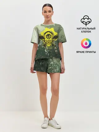 Женская пижама с шортами / Орда Локустов