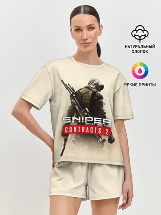 Женская пижама с шортами / Sniper Ghost Warrior Contracts