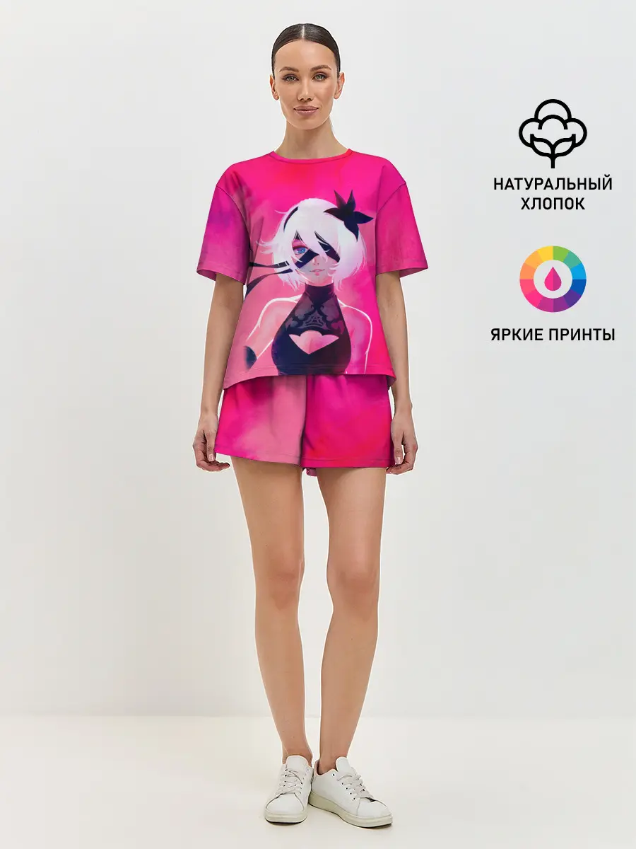 Женская пижама с шортами / Nier Automata | 2B