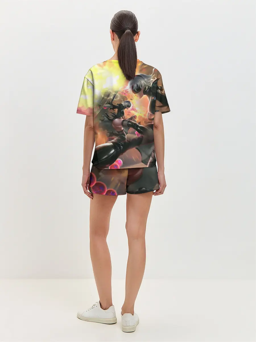 Женская пижама с шортами / 2B | Nier Automata