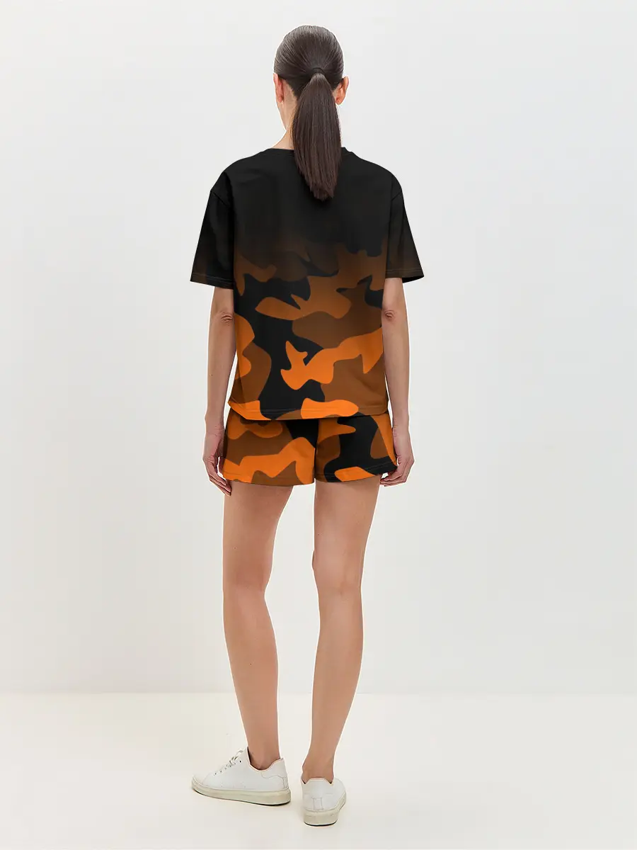 Женская пижама с шортами / KTM MOTORCYCLES / КТМ МОТОЦИКЛ