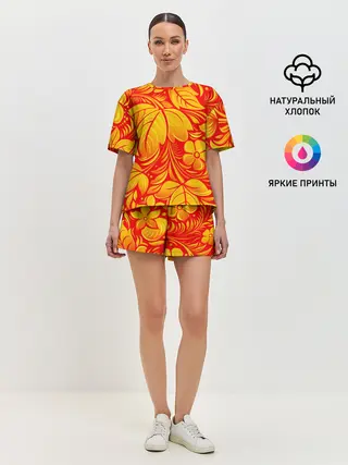 Женская пижама с шортами / НАЦИОНАЛЬНЫЙ УЗОР