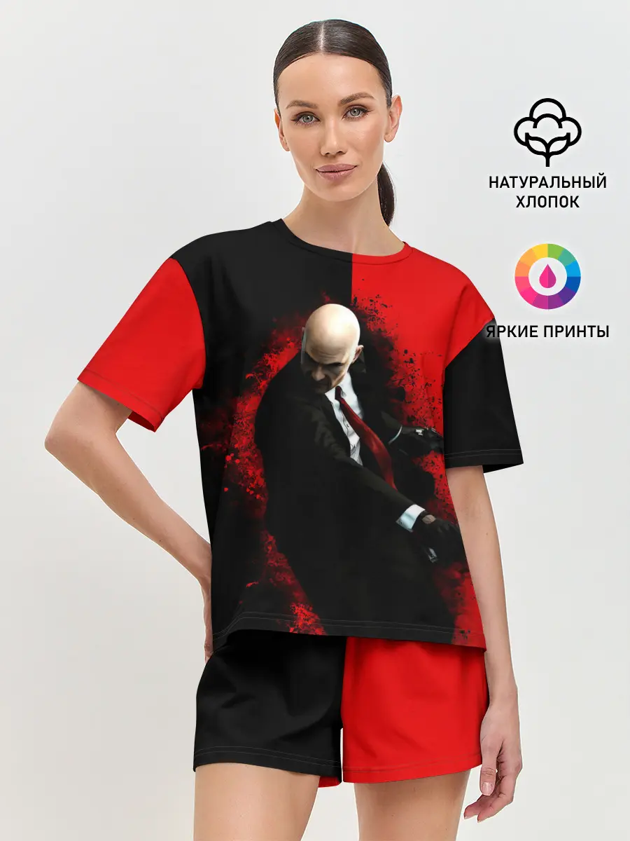 Женская пижама с шортами / Hitman splash