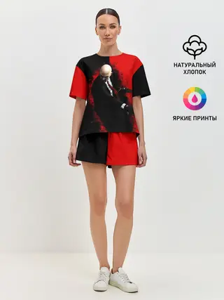 Женская пижама с шортами / Hitman splash