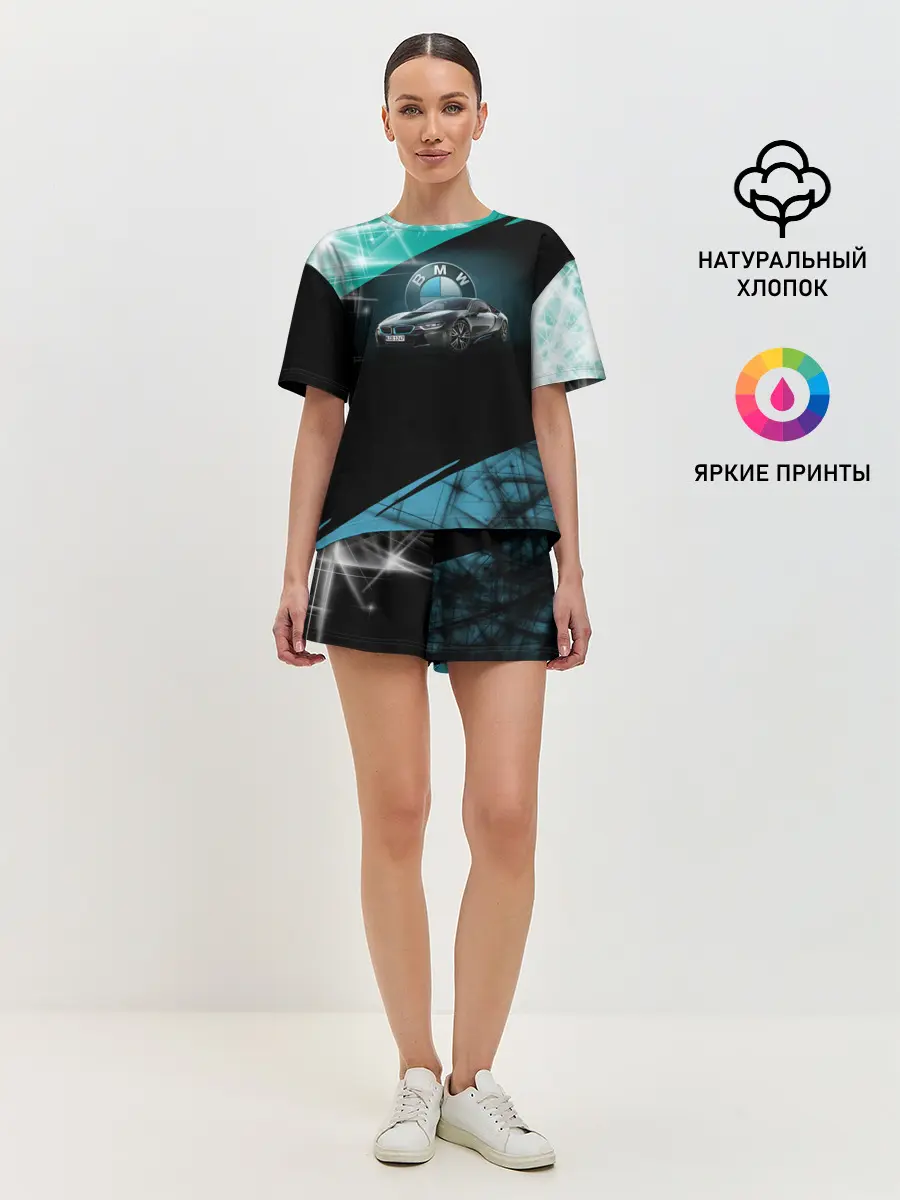 Женская пижама с шортами / BMW