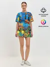 Женская пижама с шортами / На глубине | Рыбки | Пляжная