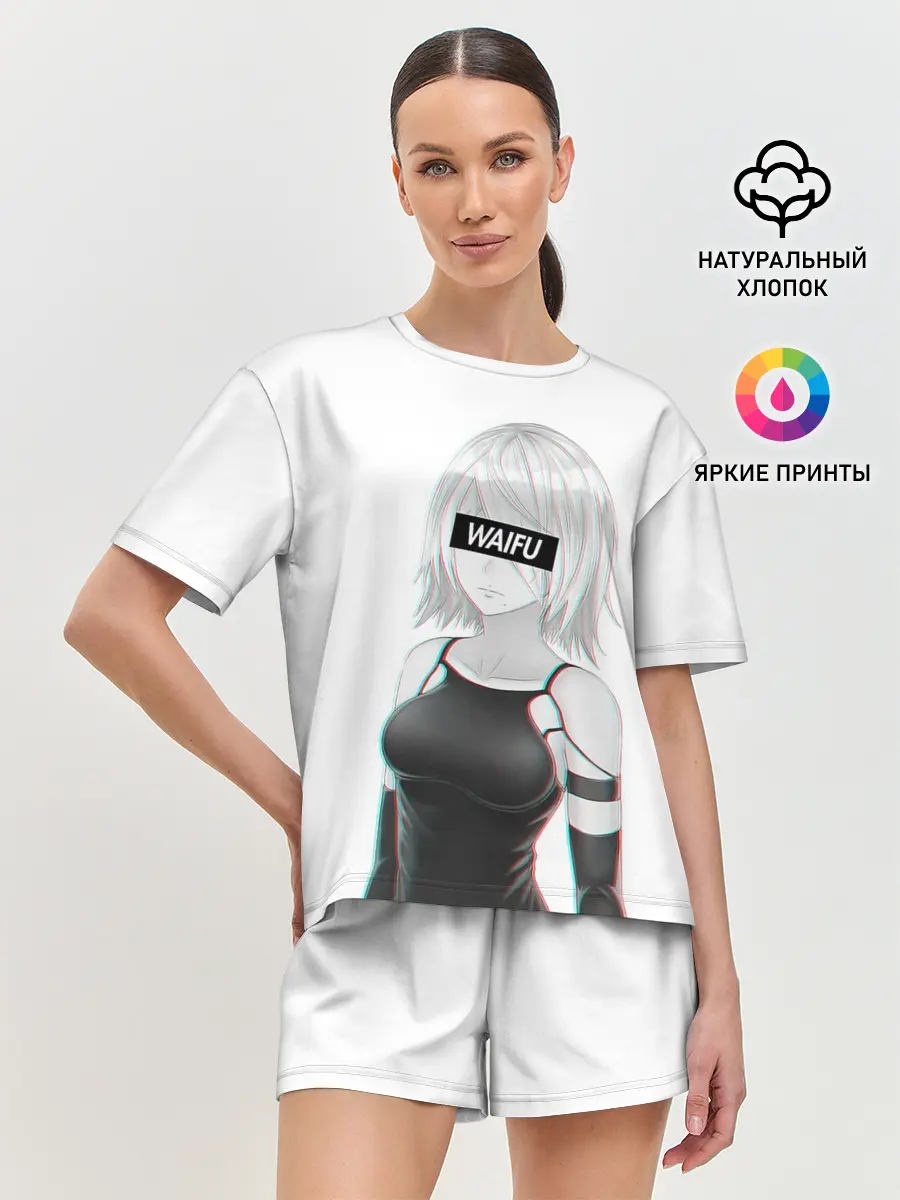 Женская пижама с шортами / A2 | WAIFU