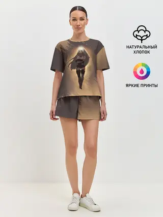 Женская пижама с шортами / Type A No.2 | Nier Automata