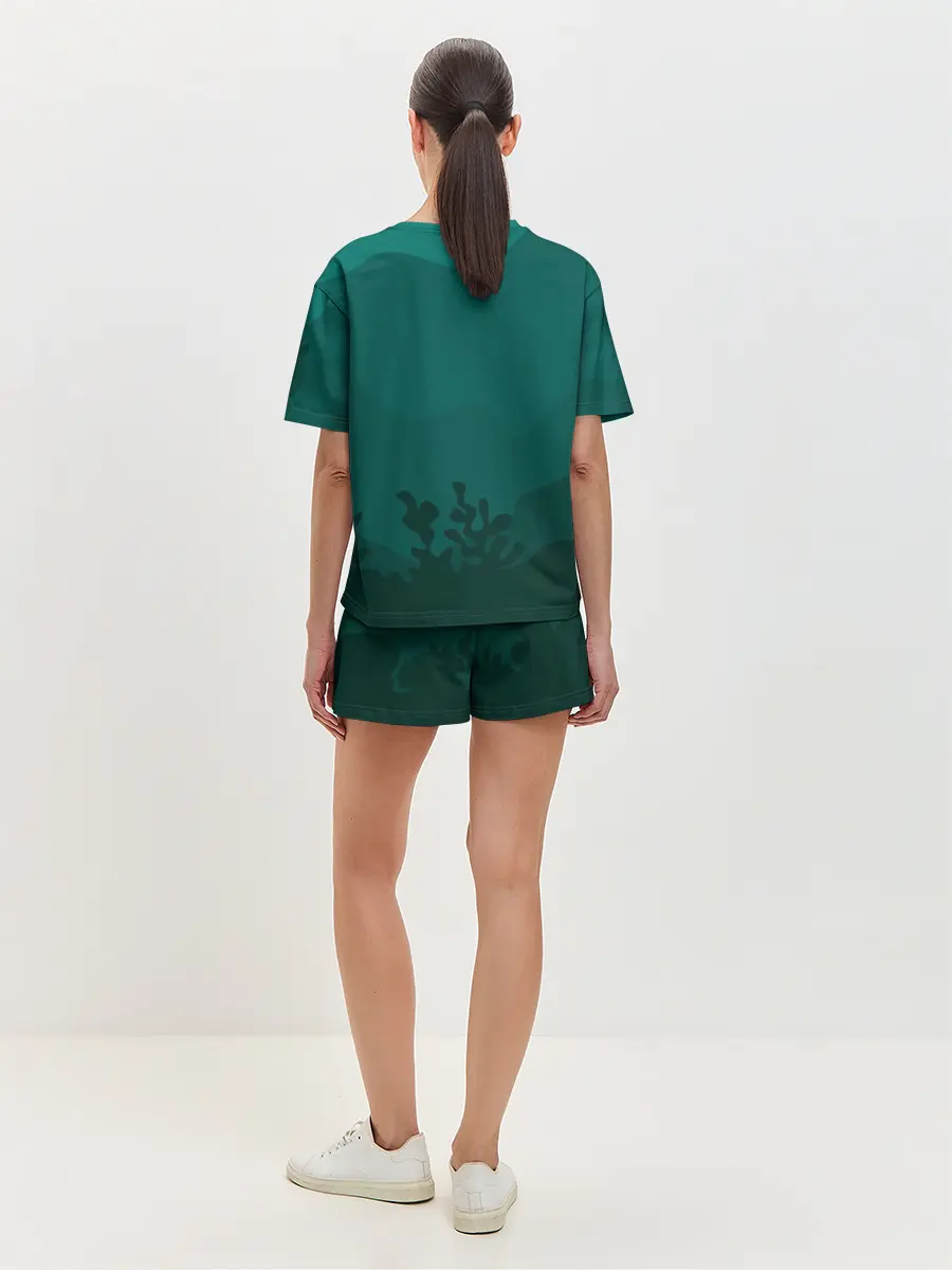 Женская пижама с шортами / Русалка