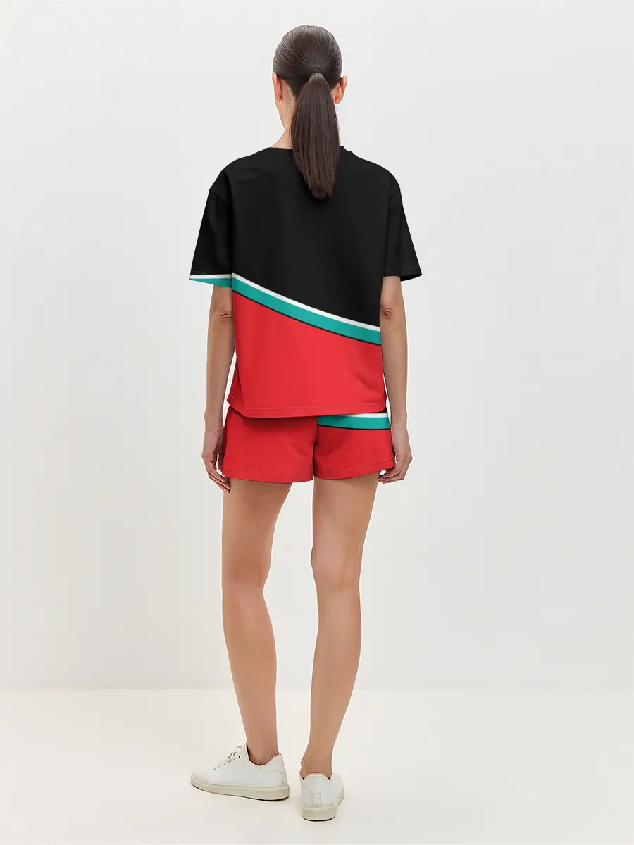 Женская пижама с шортами / Граффити