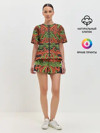 Женская пижама с шортами / Щупальца пришельца