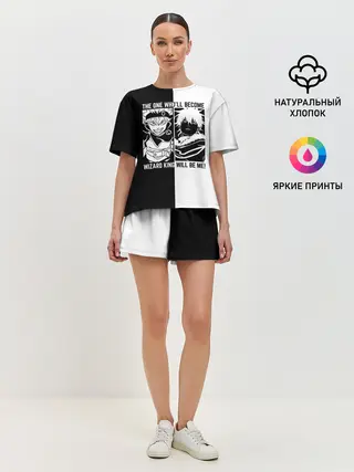 Женская пижама с шортами / Юно vs Аста Чёрный клевер