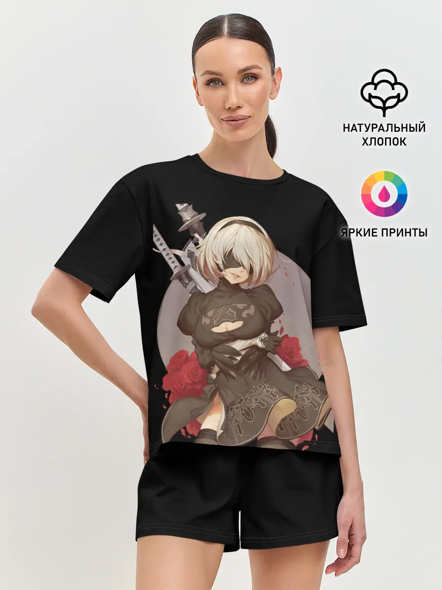 Женская пижама с шортами / Nier: Automata