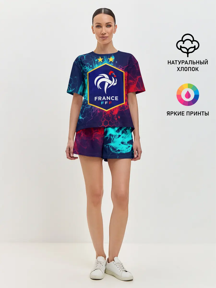 Женская пижама с шортами / Сборная Франции