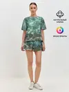 Женская пижама с шортами / Морская вода с камнями