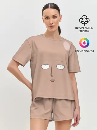 Женская пижама с шортами / Сайтама One-Punch Man