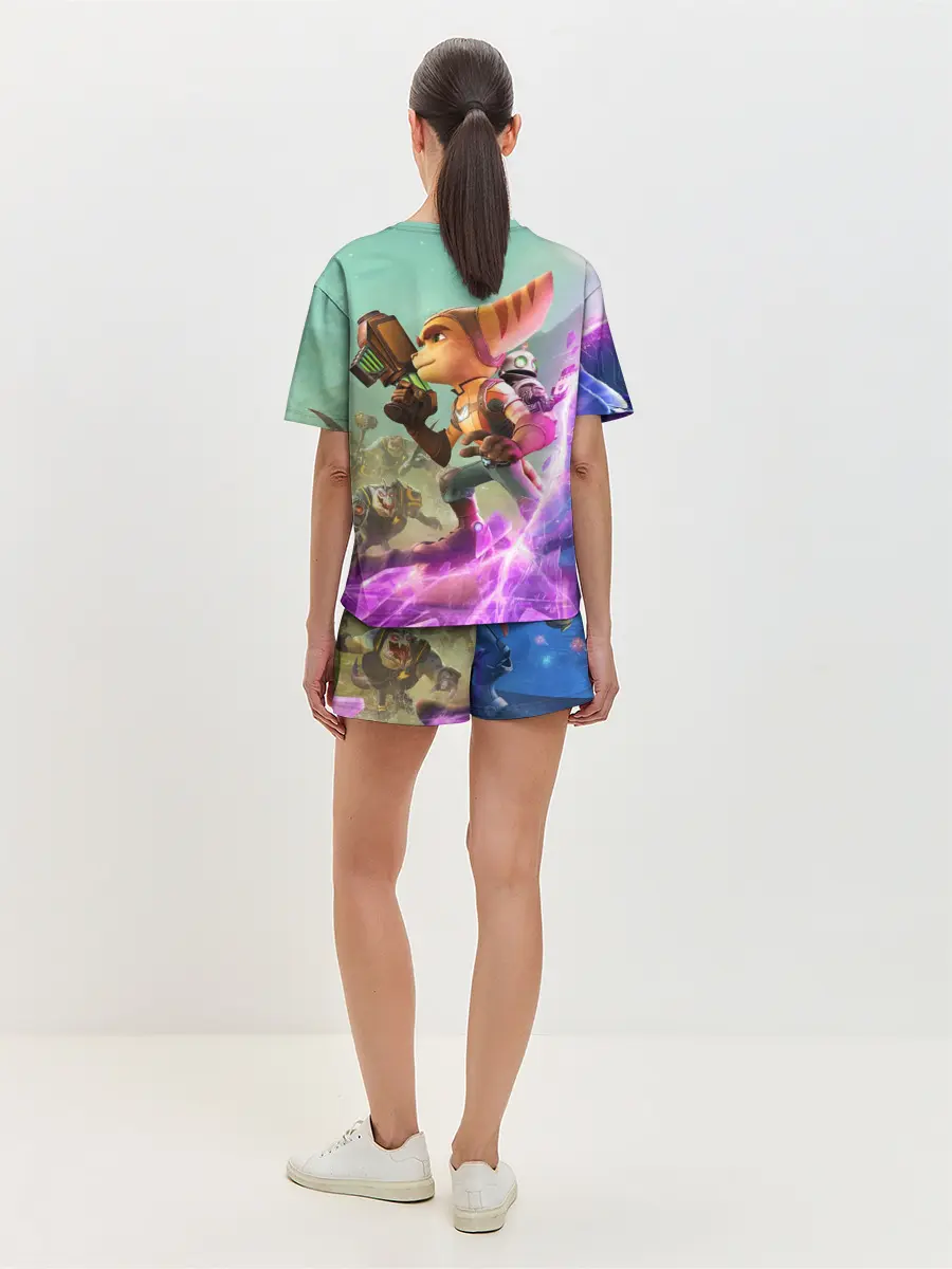 Женская пижама с шортами / Ratchet & Clank: Rift Apart