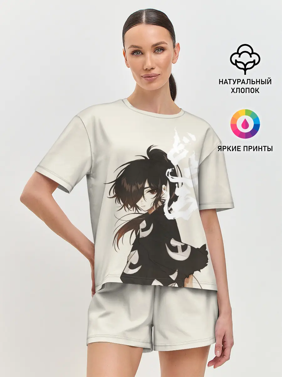 Женская пижама с шортами / Hyakkimaru