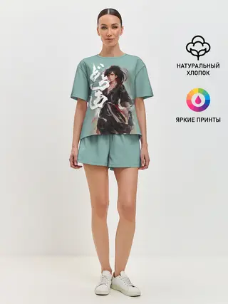 Женская пижама с шортами / Дороро