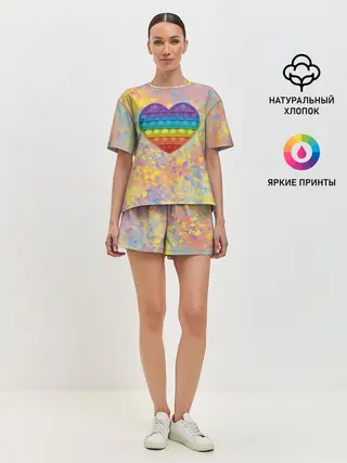 Женская пижама с шортами / Я твой поп-ит!