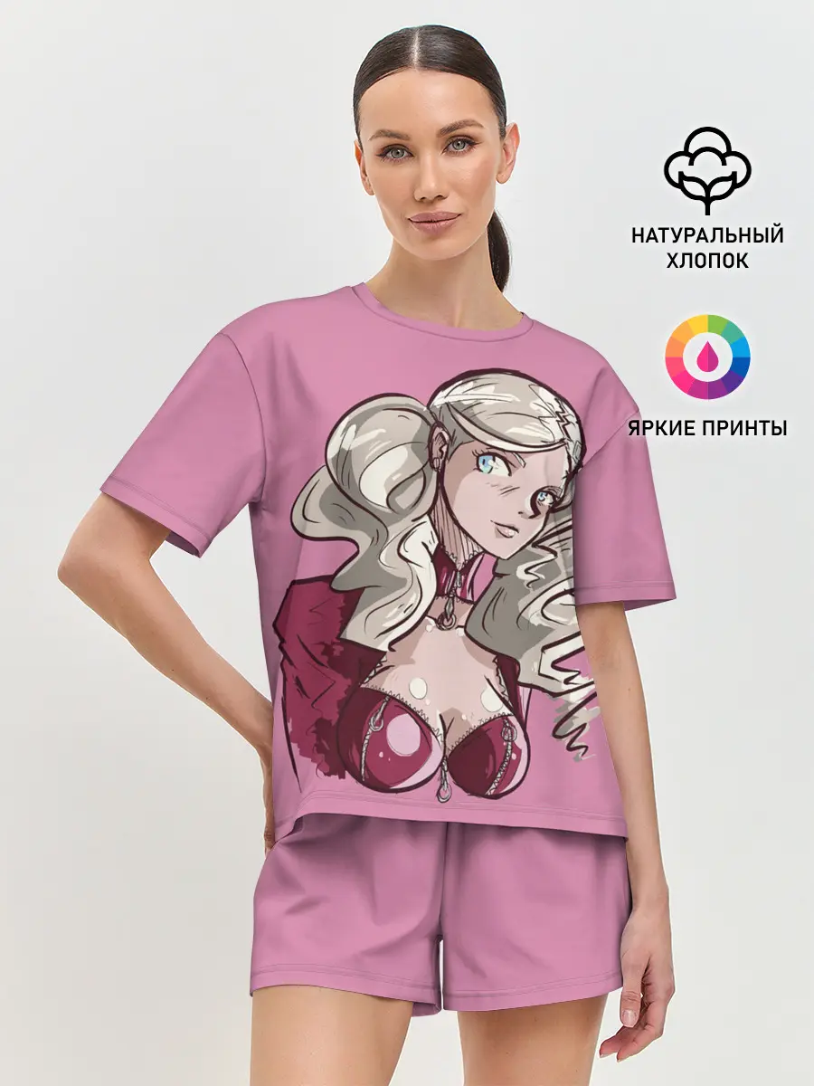 Женская пижама с шортами / Милая Такамаки