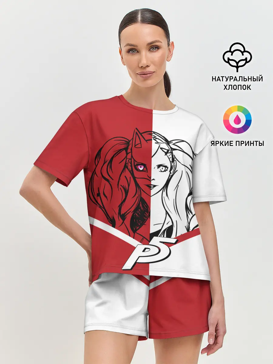 Женская пижама с шортами / Ann Takamaki